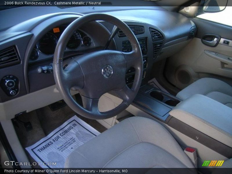 Cashmere Metallic / Neutral 2006 Buick Rendezvous CX