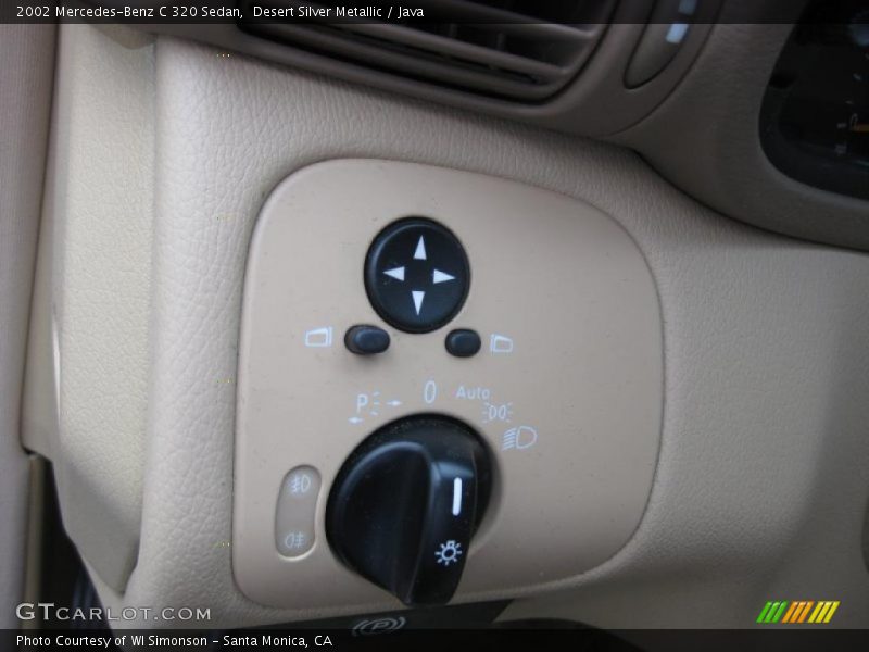Desert Silver Metallic / Java 2002 Mercedes-Benz C 320 Sedan