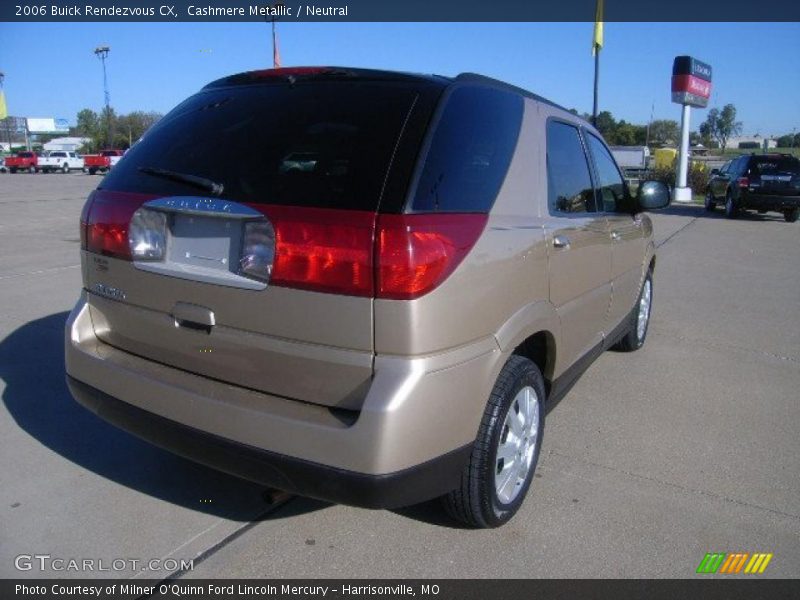 Cashmere Metallic / Neutral 2006 Buick Rendezvous CX