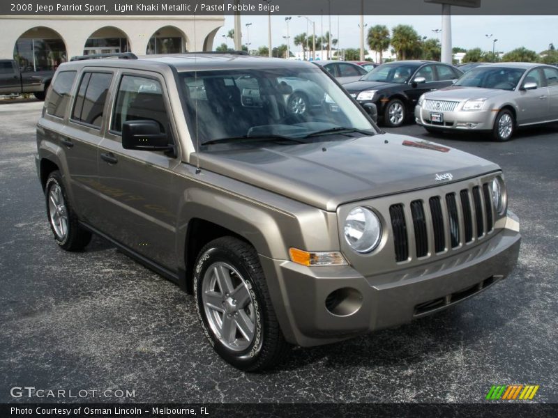 Light Khaki Metallic / Pastel Pebble Beige 2008 Jeep Patriot Sport