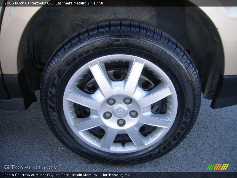 Cashmere Metallic / Neutral 2006 Buick Rendezvous CX
