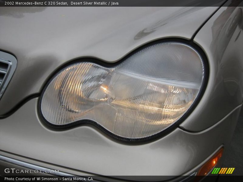 Desert Silver Metallic / Java 2002 Mercedes-Benz C 320 Sedan