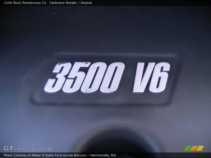 Cashmere Metallic / Neutral 2006 Buick Rendezvous CX