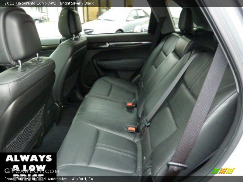Bright Silver / Black 2011 Kia Sorento EX V6 AWD