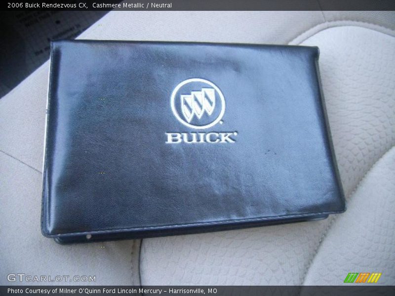 Cashmere Metallic / Neutral 2006 Buick Rendezvous CX