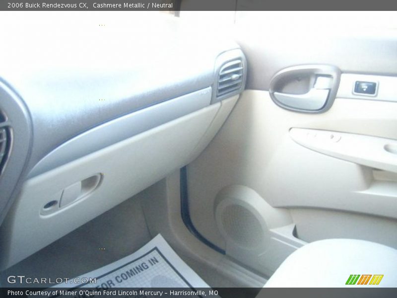 Cashmere Metallic / Neutral 2006 Buick Rendezvous CX