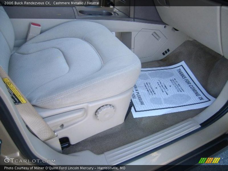 Cashmere Metallic / Neutral 2006 Buick Rendezvous CX