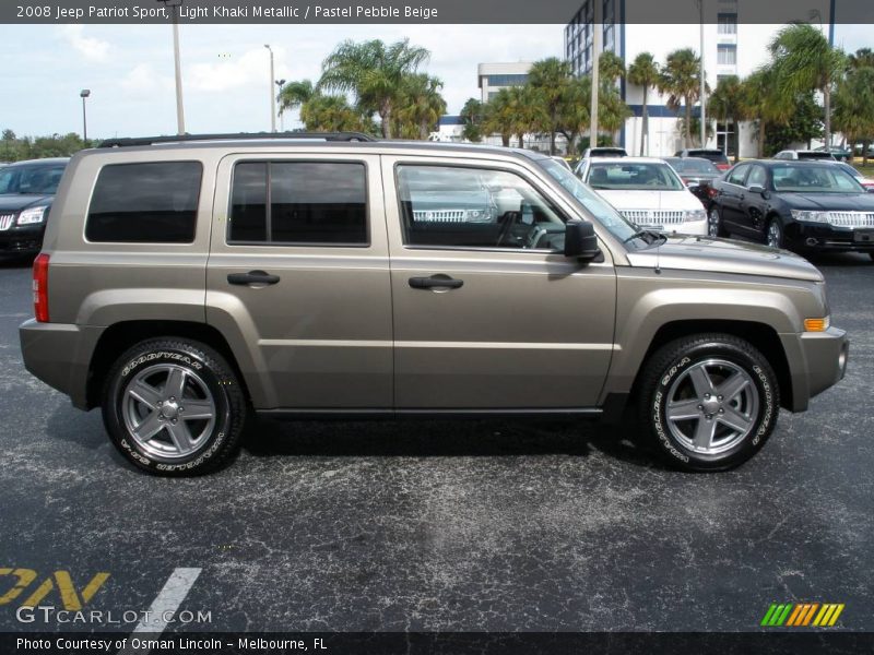 Light Khaki Metallic / Pastel Pebble Beige 2008 Jeep Patriot Sport