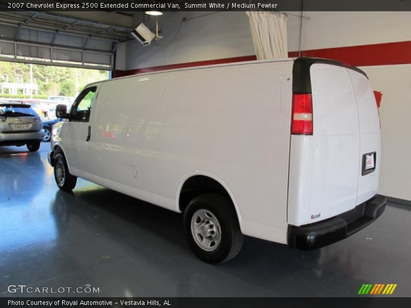 Summit White / Medium Pewter 2007 Chevrolet Express 2500 Extended Commercial Van