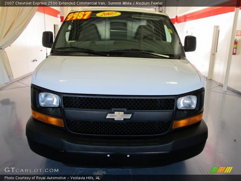 Summit White / Medium Pewter 2007 Chevrolet Express 2500 Extended Commercial Van