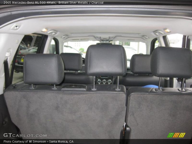 Brilliant Silver Metallic / Charcoal 2005 Mercedes-Benz ML 500 4Matic