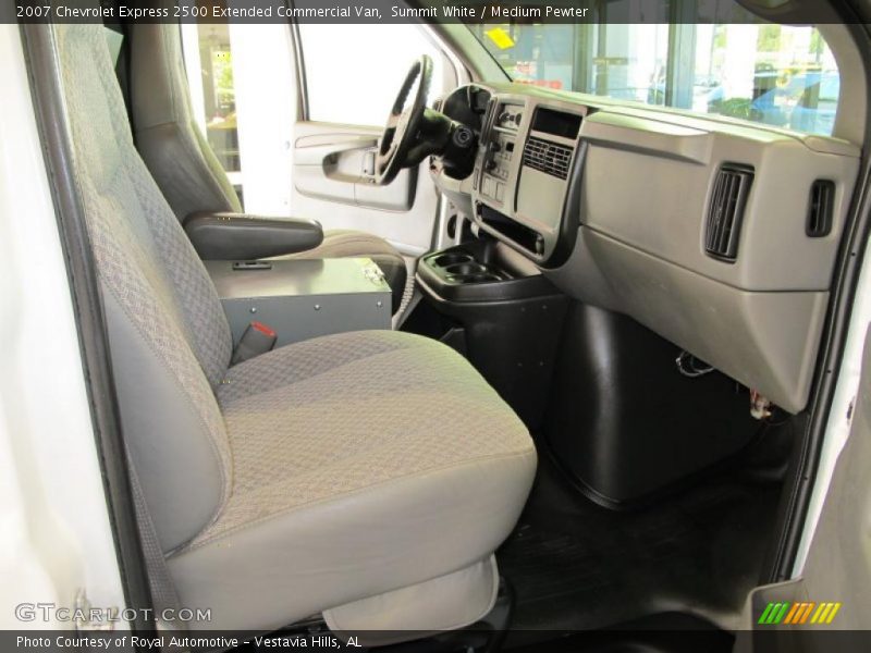  2007 Express 2500 Extended Commercial Van Medium Pewter Interior