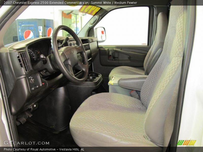  2007 Express 2500 Extended Commercial Van Medium Pewter Interior