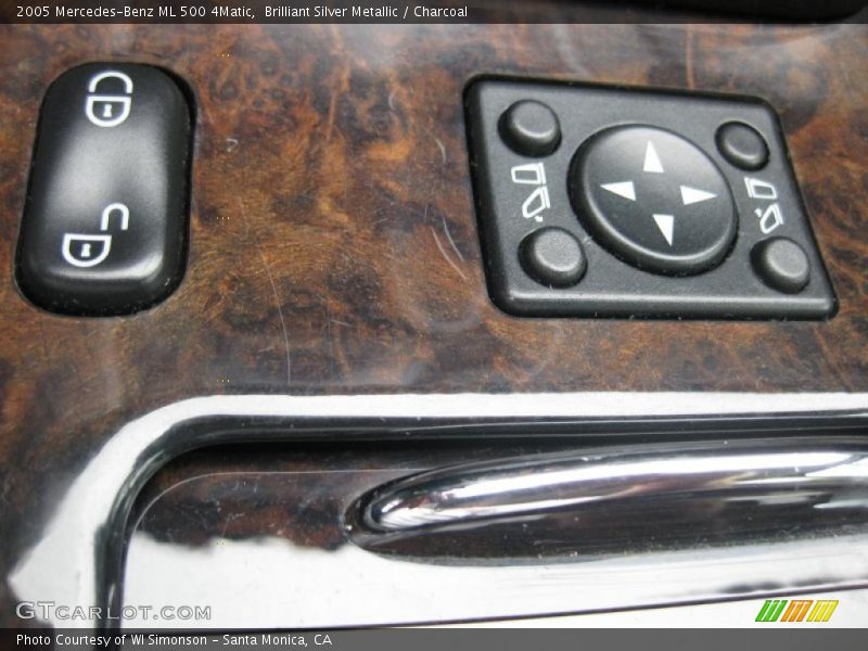 Brilliant Silver Metallic / Charcoal 2005 Mercedes-Benz ML 500 4Matic