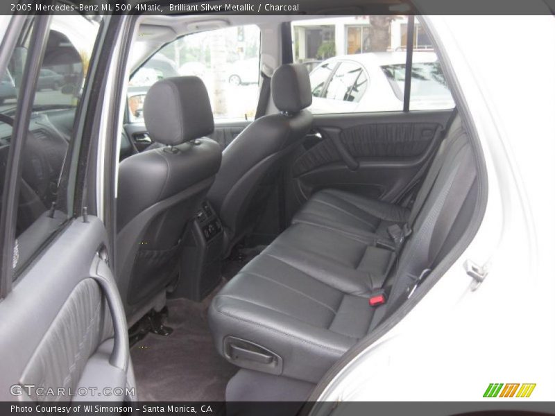 Brilliant Silver Metallic / Charcoal 2005 Mercedes-Benz ML 500 4Matic