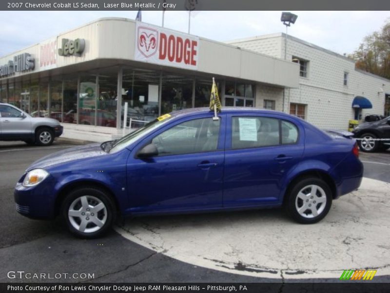 Laser Blue Metallic / Gray 2007 Chevrolet Cobalt LS Sedan