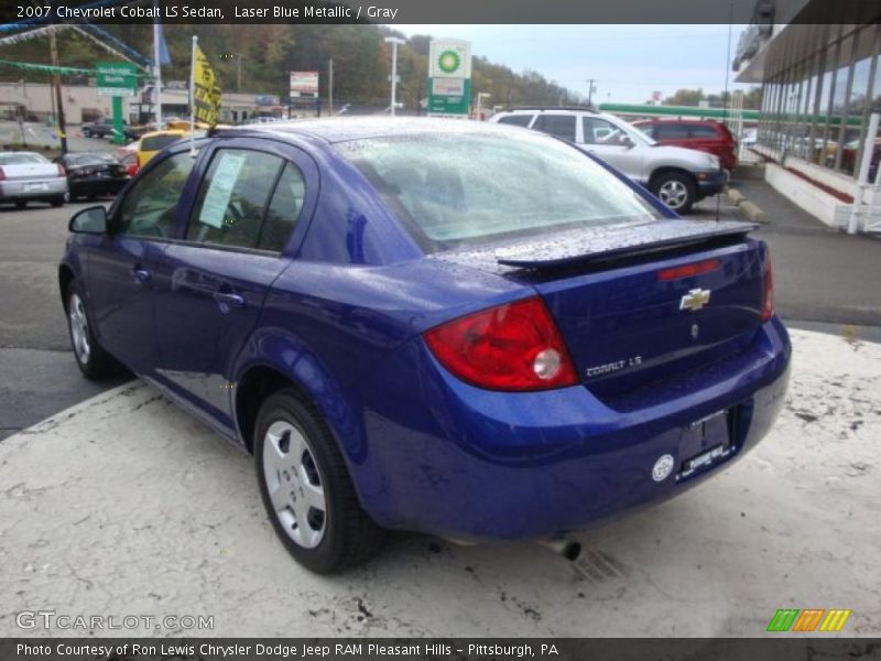Laser Blue Metallic / Gray 2007 Chevrolet Cobalt LS Sedan