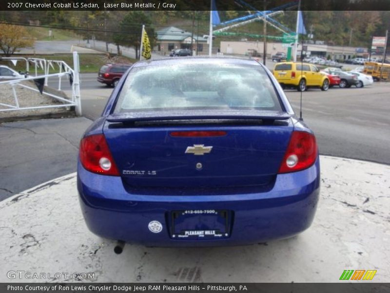 Laser Blue Metallic / Gray 2007 Chevrolet Cobalt LS Sedan