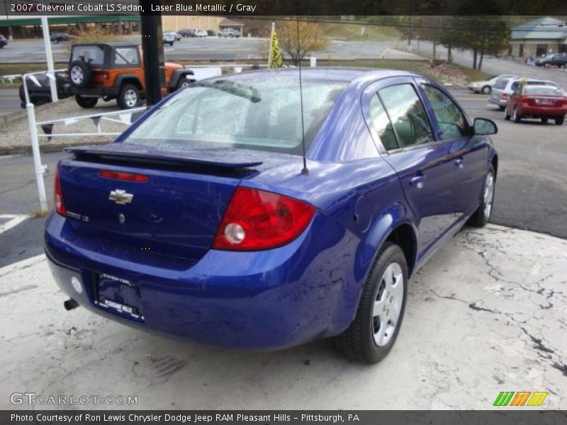 Laser Blue Metallic / Gray 2007 Chevrolet Cobalt LS Sedan