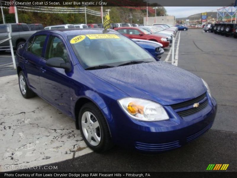 Laser Blue Metallic / Gray 2007 Chevrolet Cobalt LS Sedan