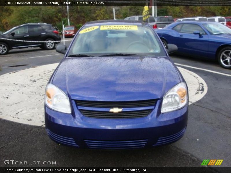 Laser Blue Metallic / Gray 2007 Chevrolet Cobalt LS Sedan