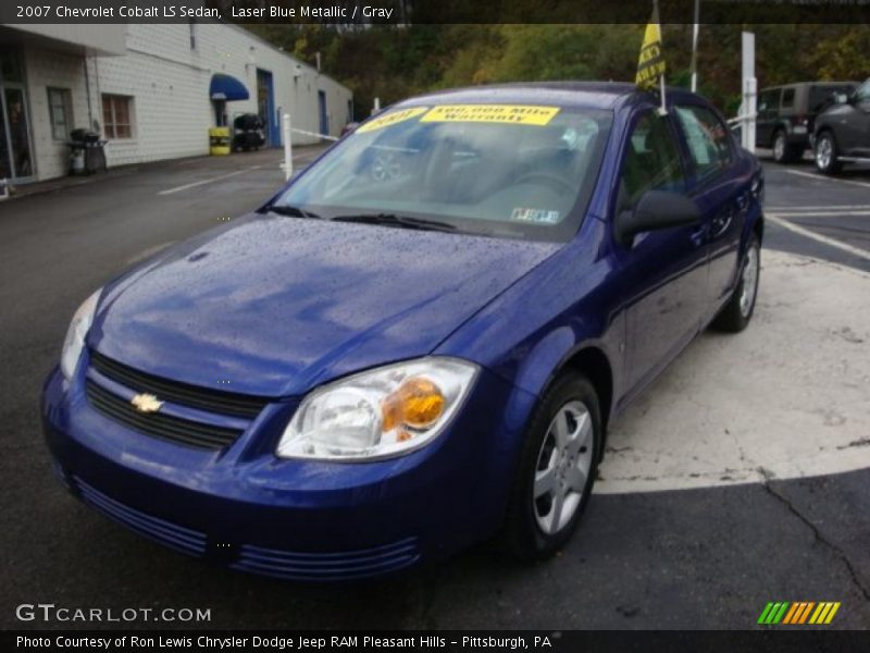 Laser Blue Metallic / Gray 2007 Chevrolet Cobalt LS Sedan