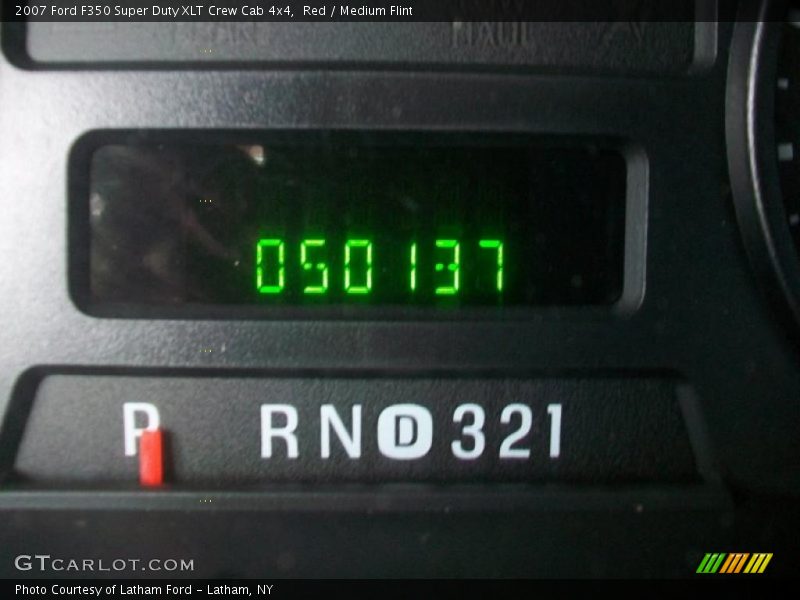 Red / Medium Flint 2007 Ford F350 Super Duty XLT Crew Cab 4x4