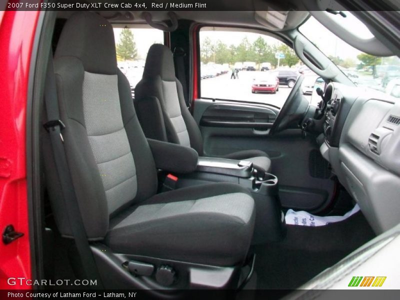  2007 F350 Super Duty XLT Crew Cab 4x4 Medium Flint Interior