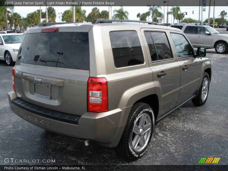 Light Khaki Metallic / Pastel Pebble Beige 2008 Jeep Patriot Sport