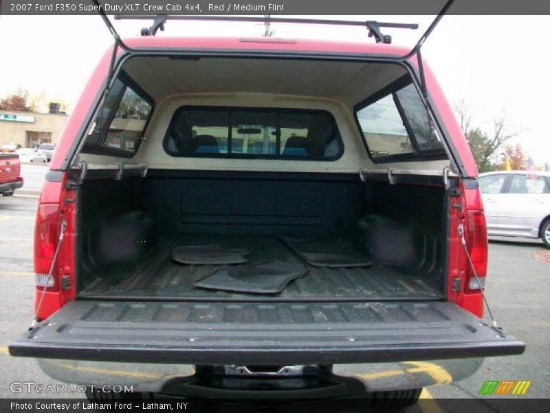 Red / Medium Flint 2007 Ford F350 Super Duty XLT Crew Cab 4x4