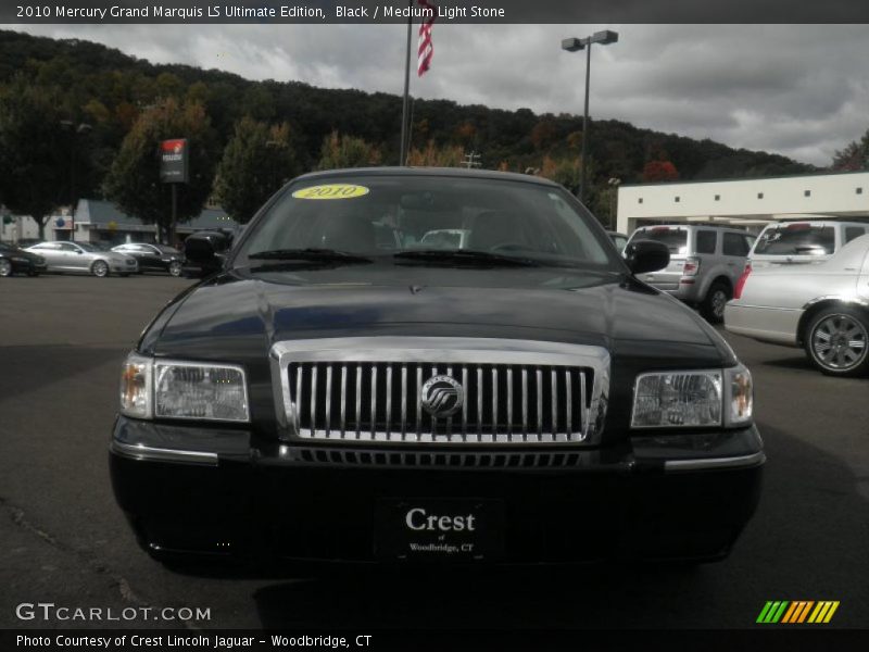 Black / Medium Light Stone 2010 Mercury Grand Marquis LS Ultimate Edition