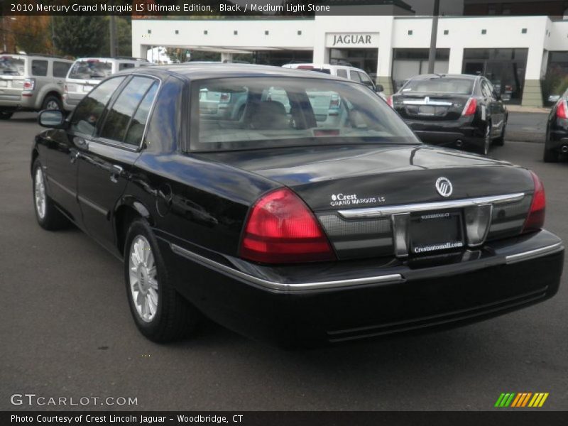 Black / Medium Light Stone 2010 Mercury Grand Marquis LS Ultimate Edition