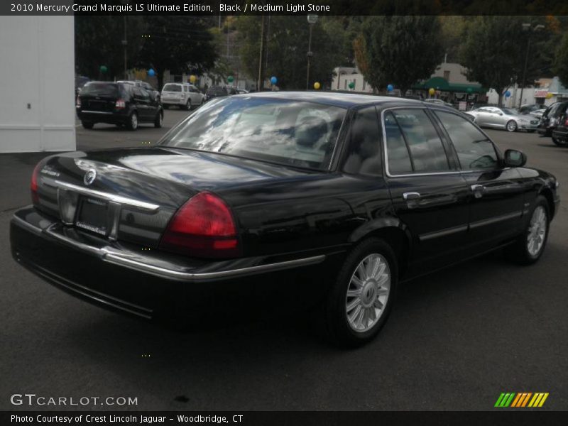 Black / Medium Light Stone 2010 Mercury Grand Marquis LS Ultimate Edition