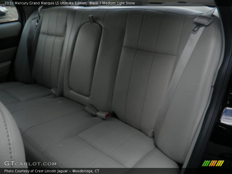 Black / Medium Light Stone 2010 Mercury Grand Marquis LS Ultimate Edition