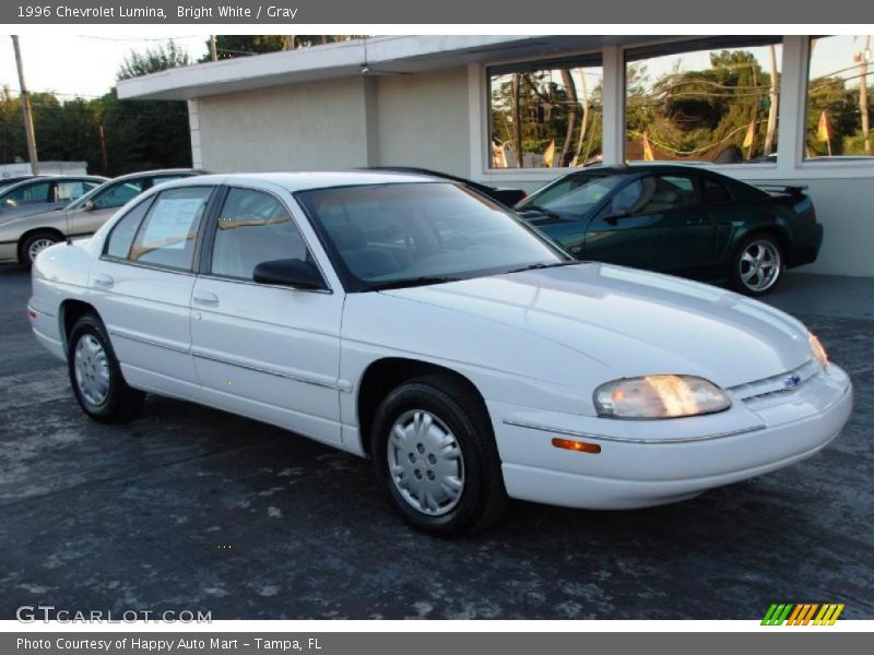 Bright White / Gray 1996 Chevrolet Lumina