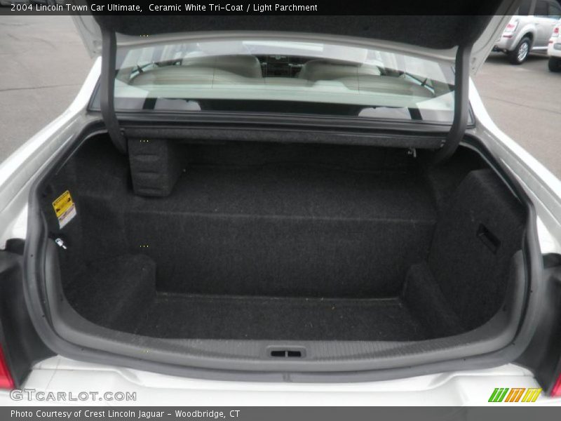Ceramic White Tri-Coat / Light Parchment 2004 Lincoln Town Car Ultimate