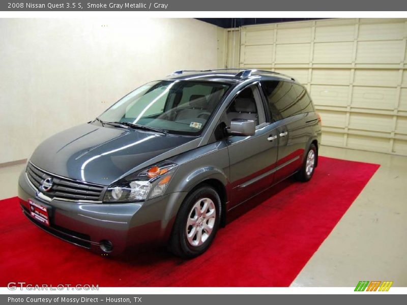 Smoke Gray Metallic / Gray 2008 Nissan Quest 3.5 S