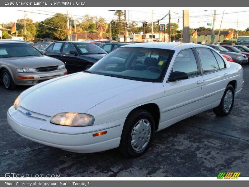 Bright White / Gray 1996 Chevrolet Lumina