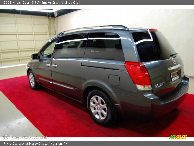 Smoke Gray Metallic / Gray 2008 Nissan Quest 3.5 S