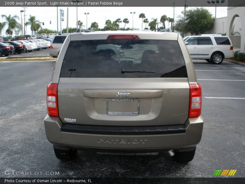 Light Khaki Metallic / Pastel Pebble Beige 2008 Jeep Patriot Sport