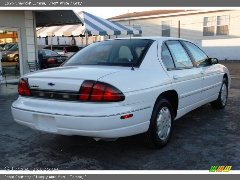 Bright White / Gray 1996 Chevrolet Lumina