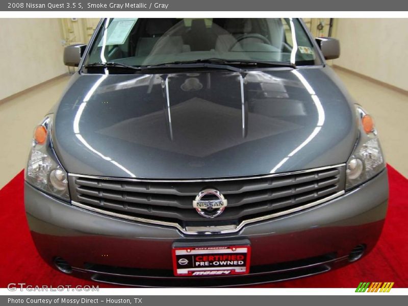 Smoke Gray Metallic / Gray 2008 Nissan Quest 3.5 S