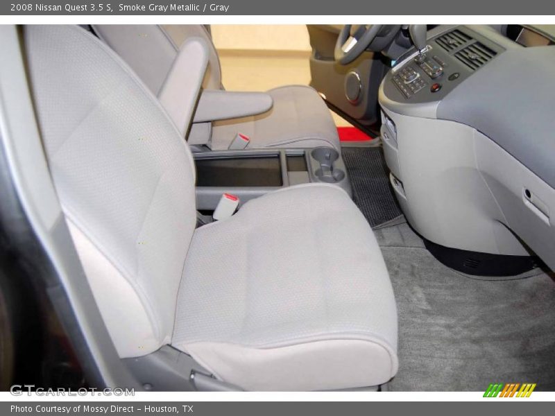 Smoke Gray Metallic / Gray 2008 Nissan Quest 3.5 S