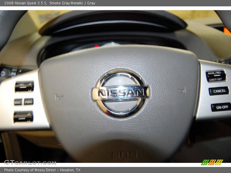 Smoke Gray Metallic / Gray 2008 Nissan Quest 3.5 S
