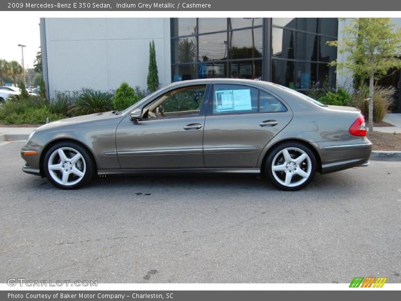 Indium Grey Metallic / Cashmere 2009 Mercedes-Benz E 350 Sedan