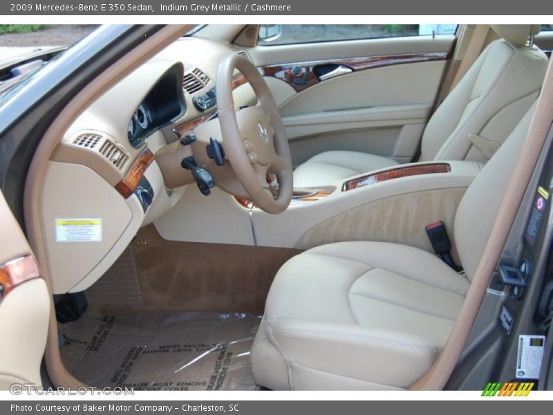 Indium Grey Metallic / Cashmere 2009 Mercedes-Benz E 350 Sedan