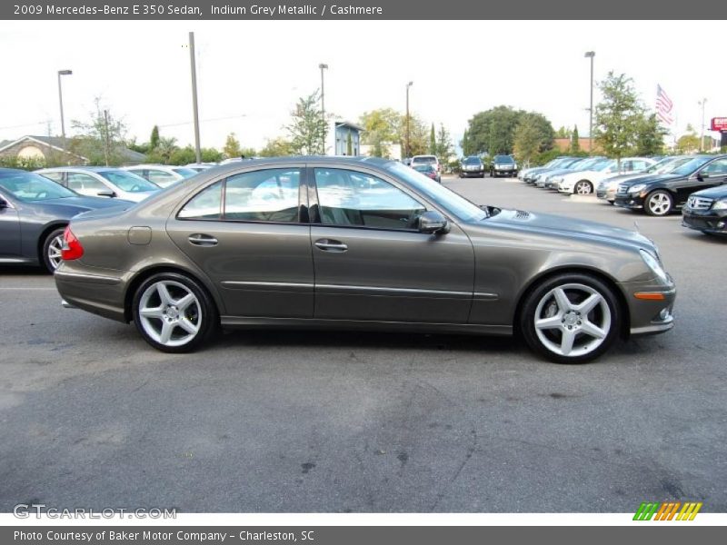 Indium Grey Metallic / Cashmere 2009 Mercedes-Benz E 350 Sedan