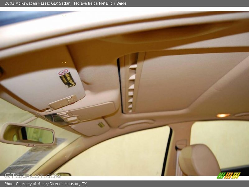 Mojave Beige Metallic / Beige 2002 Volkswagen Passat GLX Sedan