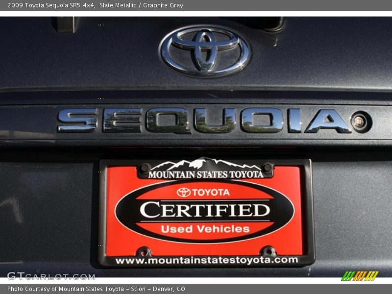 Slate Metallic / Graphite Gray 2009 Toyota Sequoia SR5 4x4