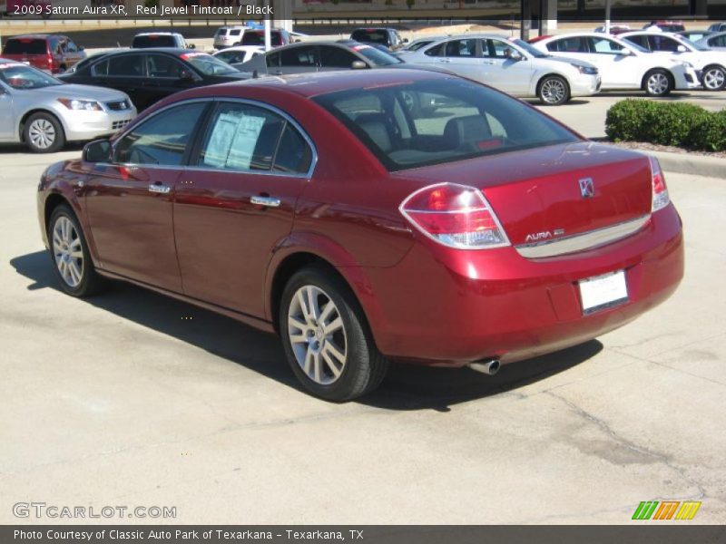 Red Jewel Tintcoat / Black 2009 Saturn Aura XR